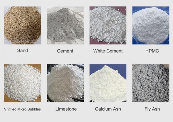 PLC-besturingssysteem en automatische automatisering in de productielijn voor tegellijm 4