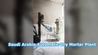 MG Saudi-Arabië 15-20 T/H volautomatische droge mortelmenginstallatie