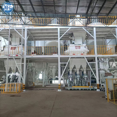China Nieuw product 15-25T/H Automatische droge mortel productielijn Cement mortel mixer machine