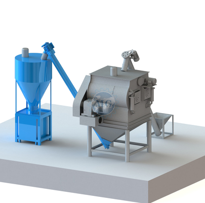 PLC Elektronisch wegen Droogmenginstallatie Met Cement Silo Bag Filter Stofverzamelaar