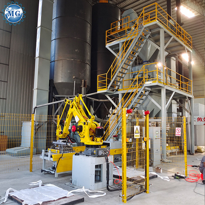 Dry Valve Type Automatic Putty Mortar Productielijn Duurzame Dry Mortar apparatuur