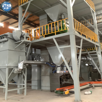 Efficiënte Productielijn voor tegellijmmachine en mortel met automatische materiaalvoeding en -verpakking
