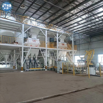 China Nieuw product 15-25T/H Automatische droge mortel productielijn Cement mortel mixer machine