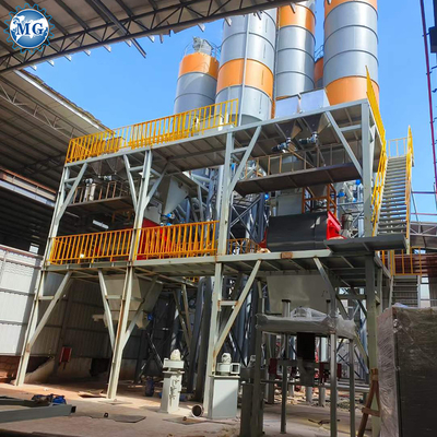 10-30TPH Full Auto Dry Mortar Production Line Machine voor het maken van kleefstoffen voor tegels