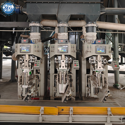 Intelligente PLC 10-30T/H Double Shaft Mixer Droog menginstallatie Droog mortel Keramische tegels Kleefproductielijn