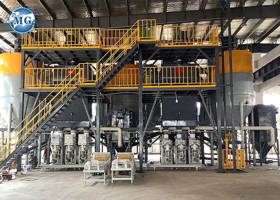 Machines voor het mengen van droogmortelpoeder met zandcementverpakkingsmachines