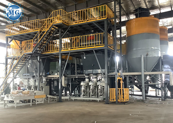 Machines voor het mengen van droogmortelpoeder met zandcementverpakkingsmachines