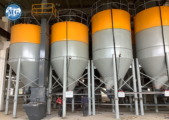 Machines voor het mengen van droogmortelpoeder met zandcementverpakkingsmachines
