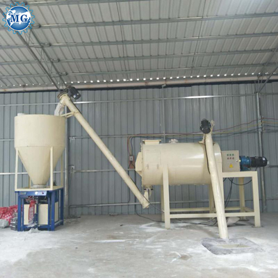 Productielijn met lage investering Droogpoedermortier Muurputte Skim Coat Sand Cement Mixer Keramische tegel Kleefmachine