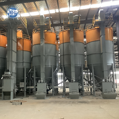 Volledig automatische machine voor het mengen van droge poedermortel, muurputty zand, cementmixer, keramische tegels, kleefstoffabriek te koop