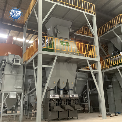 Volledig automatische machine voor het mengen van droge poedermortel, muurputty zand, cementmixer, keramische tegels, kleefstoffabriek te koop