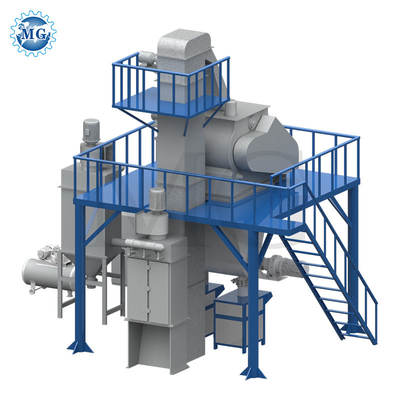Semi-automatische droge poeder mortel mixer wand putty zand cement mengmachine keramische tegels lijm productie-installatie te koop