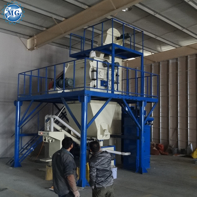 Semi-automatische droge poeder mortel mixer wand putty zand cement mengmachine keramische tegels lijm productie-installatie te koop
