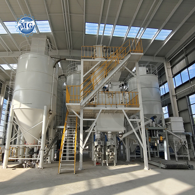 Hoogwaardige droge poeder mortel productielijn Muur putty zand cement mixer apparatuur keramische tegels lijm maken machine