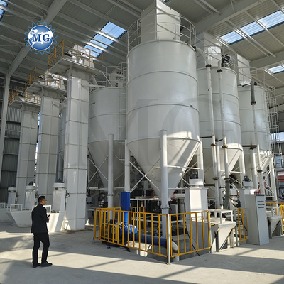 Hoogwaardige droge poeder mortel productielijn Muur putty zand cement mixer apparatuur keramische tegels lijm maken machine