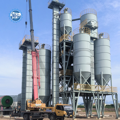 Automatische voeding droog mengsel poeder mortel mengmachine wand putty zand cement mixer keramische tegels lijm productie-installatie te koop