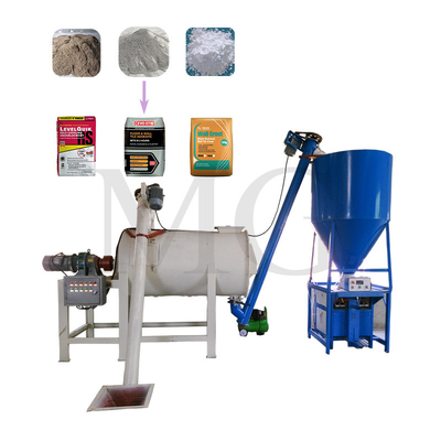 Hoge efficiëntie droog poeder mortel menginstallatie Muur putty zand cement mixer apparatuur keramische tegels Kleefmachine