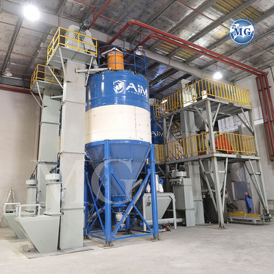 Wandputty zand cement mixer keramische tegels Kleefstof productie-installatie automatische PLC droge mix poeder mortel mengmachine