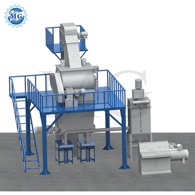 CE-spanning aangepaste droge mengsel poeder mortel mengmachine wand putty zand cement mixer keramische tegels lijmfabriek