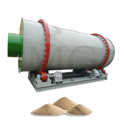Energiebesparing Rivier Zee Silica zand Drie cilinder trommel apparatuur Sand dryer machine Sand drying plant