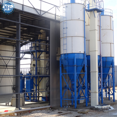 Automatische torentyp Dry Mix Powder Mortar Mixing Machine Muurstift Zand Cement Mixer Tile Kleefglue Grout Productielijn