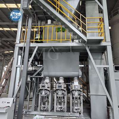 PLC-besturing Droog mengpoeder mortel mengmachine Muur putty zand cement mengapparatuur Keramische tegels Kleefstof productielijn