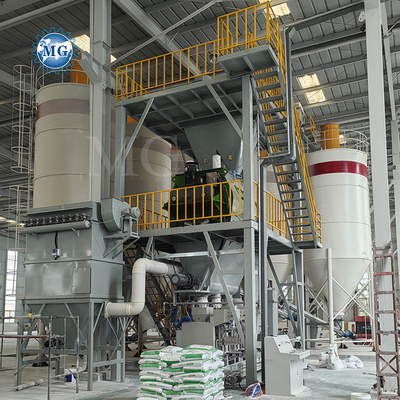 PLC-besturing Droog mengpoeder mortel mengmachine Muur putty zand cement mengapparatuur Keramische tegels Kleefstof productielijn