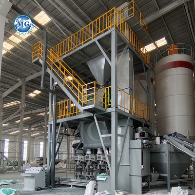 PLC-besturing Droog mengpoeder mortel mengmachine Muur putty zand cement mengapparatuur Keramische tegels Kleefstof productielijn