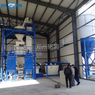 Dry Mix Powder Mortar Mixing Plant Muur Putty Skim Coat Sand Cement Mixer Tile Kleefmachine