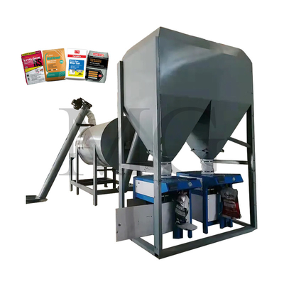 Spanning Op maat gemaakte Dry Mix Powder Mortar Mixing Plant Muur Putty Skim Coat Sand Cement Mixer Tile Kleefglue Grout Maker