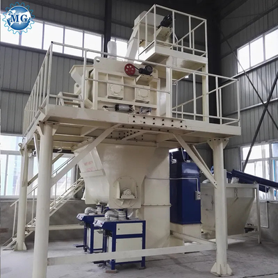 PLC-besturing Semi-Automatische Droogmengsel Poedermortel Menginstallatie Muur Putty Sand Cement Gips Mixer Keramische tegels Kleefmachine