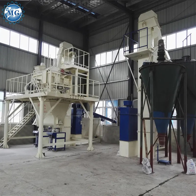 PLC-besturing Semi-Automatische Droogmengsel Poedermortel Menginstallatie Muur Putty Sand Cement Gips Mixer Keramische tegels Kleefmachine