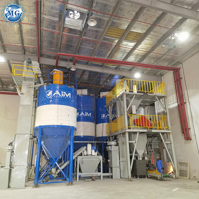 Volledig automatische PLC-besturing Droog zand cement poeder mortel droog menginstallatie