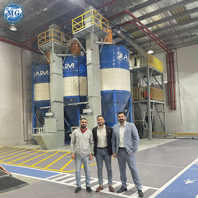 Volledig automatische PLC-besturing Droog zand cement poeder mortel droog menginstallatie