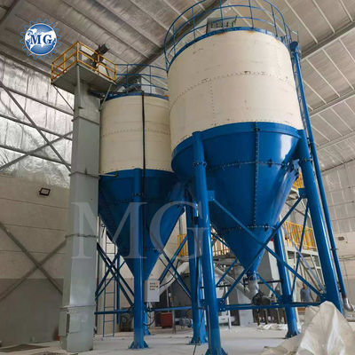 Automatische verpakkingslijn droog mortel Productielijn Muurputten Gips Skim Coat Sand Cement Mixer Tile Kleefglue Grout Maker