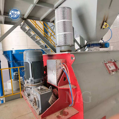 Automatische verpakkingslijn droog mortel Productielijn Muurputten Gips Skim Coat Sand Cement Mixer Tile Kleefglue Grout Maker