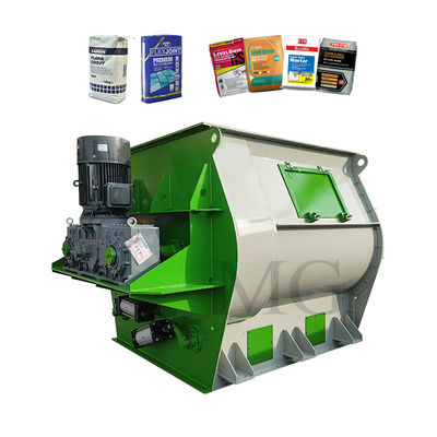 Lang levensduur Double Twin Shaft Agravic Paddle Mixer Blender Machine Wall Putty Plaster Skim Coat Tile Kleefstof Grout Droog Mortier Mixing Plant