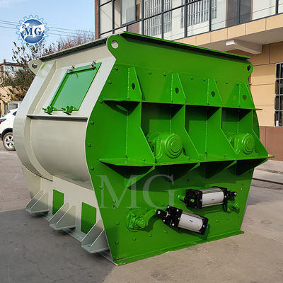 3-5 minuten / partij Double Twin Shaft Agravic Paddle Mixer Blender Machine Wandputty Gips Skim Coat Tile Kleefstof Grout Droog Mortier Mixing Plant