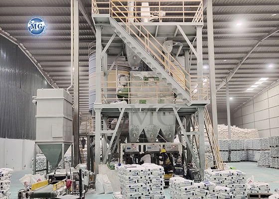 Gepersonaliseerde ontwerp Dry Mix Mortar Productielijn Muur Putty Skim Coat Tile Kleefmachine