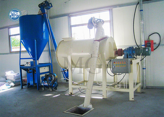 Type klep verpakking droge mortel menginstallatie muurvuller pleister tegellijm lijm voegmiddel making machine