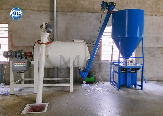 Type klep verpakking droge mortel menginstallatie muurvuller pleister tegellijm lijm voegmiddel making machine