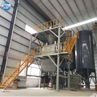 Van de het Mortierinstallatie van 120KW 30T/van H Droog van het het Zandcement Volledig Automatisch de Mengelingsmateriaal