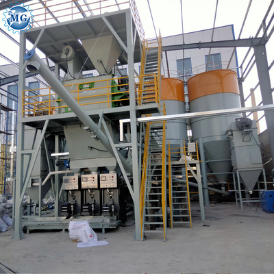 10 - 30T/H droge Mortierinstallatie 9m met PLC Controle Volledige Automatische 90KW