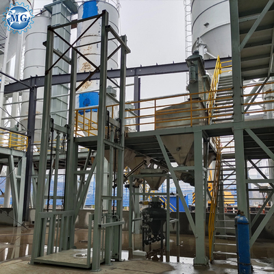 Fly Ash Dry Mortar Productielijn 100-120t/h 200KW Met ingenieursgids