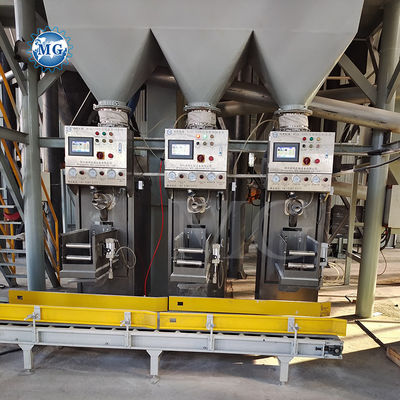 Vinnige verpakking en palletisering van droge mortel Productielijn Wandputty gips Gipsmixer Machine Tile Kleefstoffabriek