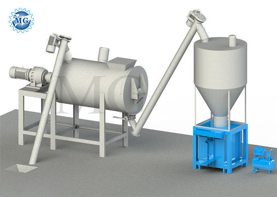 Stille Droge Mortel Mixer Machine Muur Plamuur Zand Cement Tegellijm Grout Productie Installatie Te Koop