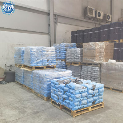 80-100 m2 Bezette oppervlakte Dry Mix Mortar Productie Lijn Muur Putty Sand Cement Mixer Keramische tegels Kleefstoffabriek