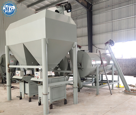 Hoge Precisie Verpakking Droge Mix Poeder Mortel Menginstallatie Muurpleister Skim Coat Gips Mixer Tegellijm Productiemachine