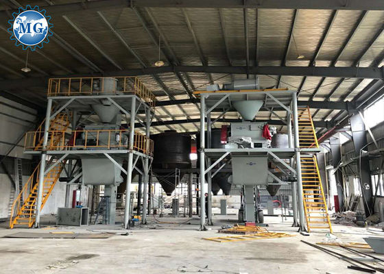 Het wegende Cement 25t/H droogt Mortier Mengt Materiaal