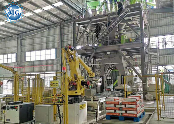 12T/H cement die Droge Mortierproductielijn voor Bouw mengen